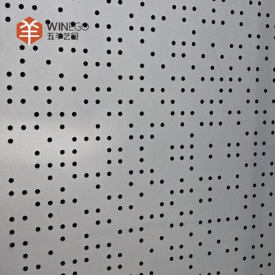 Design Aesthetics Aluminum Perforated Acoustic Panel For Shopping Mall