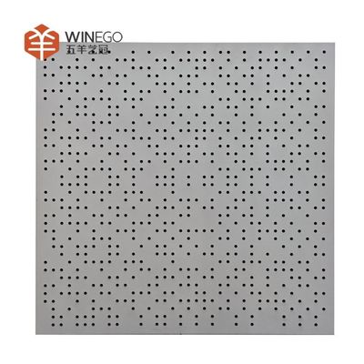 Eco-Friendly And High NRC Aluminum Perforated Acoustic Panel For Rooms
