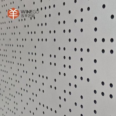 Eco-Friendly And High NRC Aluminum Perforated Acoustic Panel For Rooms