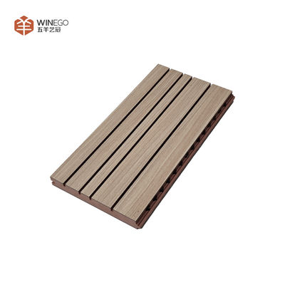 Art Design And Aesthetics Grooved Acoustic Panel For Conference Rooms