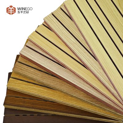 Enhance Theater Acoustics with Grooved Acoustic Panel for Better Sound Clarity