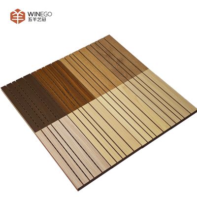 Versatile Colors And Sustainable Grooved Acoustic Panel For Educational Spaces