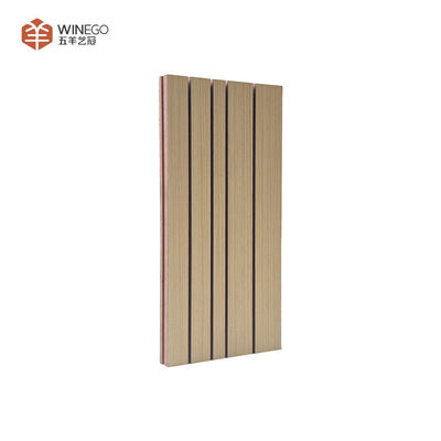 Eco-friendly and Stylish Grooved Acoustic Panel for Auditorium Church Theater