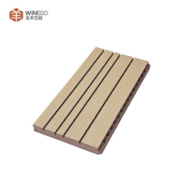 Eco-friendly and Stylish Grooved Acoustic Panel for Auditorium Church Theater