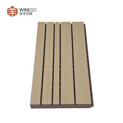 Eco-friendly and Stylish Grooved Acoustic Panel for Auditorium Church Theater