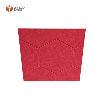 Lightweight And Durable V-Grooved Polyester Acoustic Panel For Wall And Ceilling