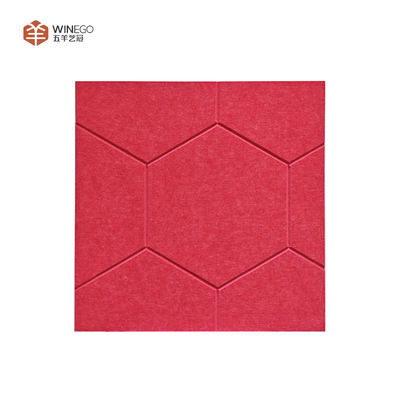 Lightweight And Durable V-Grooved Polyester Acoustic Panel For Wall And Ceilling