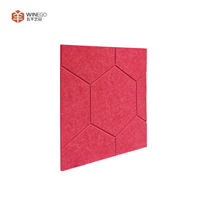 Lightweight And Durable V-Grooved Polyester Acoustic Panel For Wall And Ceilling