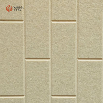 Simple Installation V-Grooved Polyester Acoustic Panel For Cinemas Wall