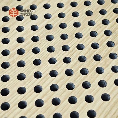 Eco-Friendly Sound Absorbing Panels Perforated Acoustic Panel For Ceilling And Wall