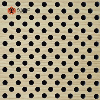 Eco-Friendly Sound Absorbing Panels Perforated Acoustic Panel For Ceilling And Wall