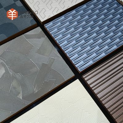 Decorative Embossed Veneer Panels for Interior Wall Cladding 2400mm