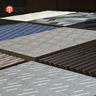 High-End Embossed Veneer Wall Panels for Luxurious Interiors 2400mm