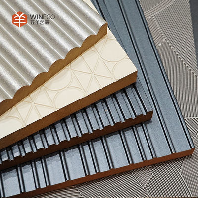 High-End Embossed Veneer Wall Panels for Luxurious Interiors 2400mm