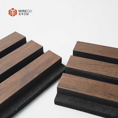 Stylish Wood Slat Acoustic Panels for Modern Interior Design and Sound Control