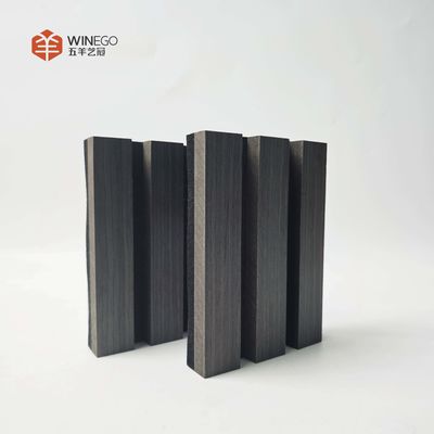 Black Acoustic Wood Slat Panels for Stylish Sound Control in Any Environment