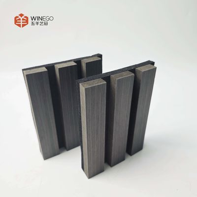 Black Acoustic Wood Slat Panels for Stylish Sound Control in Any Environment