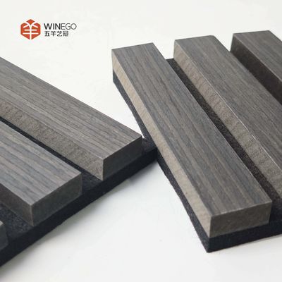 Black Acoustic Wood Slat Panels for Stylish Sound Control in Any Environment