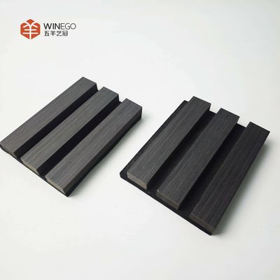 Black Acoustic Wood Slat Panels for Stylish Sound Control in Any Environment