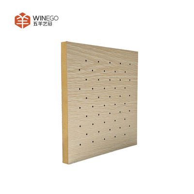 Eco-Friendly Perforated Acoustic Panel for Wall and Ceiling Sound Absorption