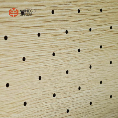Eco-Friendly Perforated Acoustic Panel for Wall and Ceiling Sound Absorption