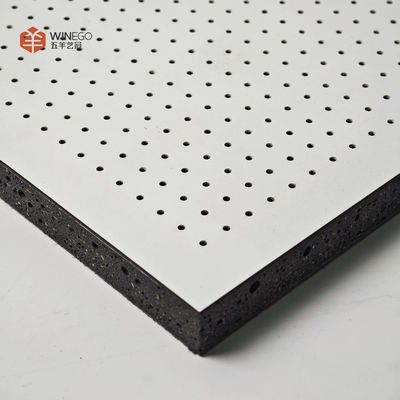 Sustainable MDF Perforated Acoustic Panel with High Sound Insulation Easy-to-Clean