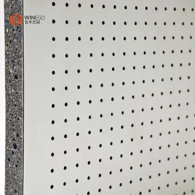 Sustainable MDF Perforated Acoustic Panel with High Sound Insulation Easy-to-Clean