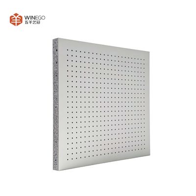 Sustainable MDF Perforated Acoustic Panel with High Sound Insulation Easy-to-Clean