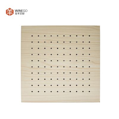 Interior Wall Perforated Acoustic Panel for Hotels and Conference Rooms