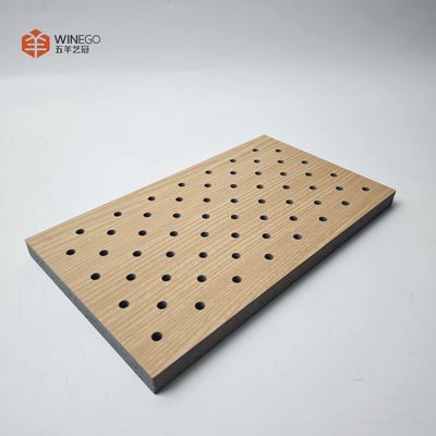 Sustainable MDF Perforated Acoustic Panel with High Sound Insulation for Wall