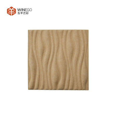 Various Color and Shapes 3D Polyester Acoustic Panels Lightweight For Absorption