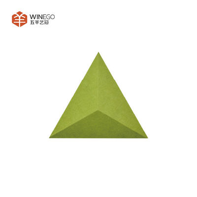 Different Shapes to Choose 3D Polyester Acoustic Panels Lightweight For Home Wall
