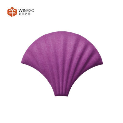 Different Shapes to Choose 3D Polyester Acoustic Panels Lightweight For Home Wall