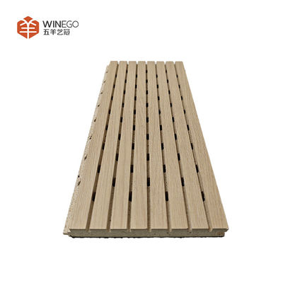 Various Finish and Model to Choose Grooved Acoustic Panel for Conference Wall