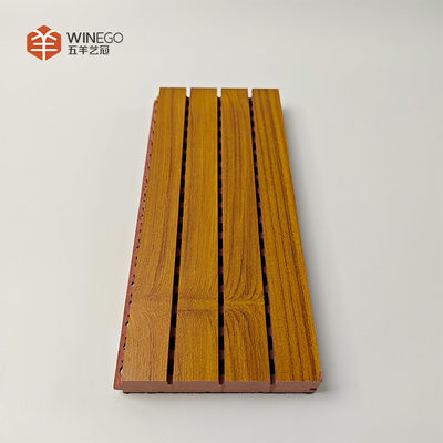 Enhance Sound Absorption with Grooved Acoustic Panel for Studios and Theaters
