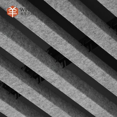 Eco-Friendly And Durable 3D Polyester Fiber Acoustic Panel For Home Ceiling