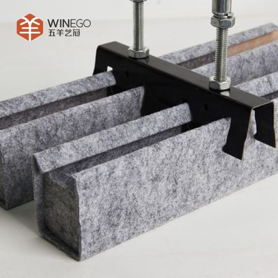 Eco-Friendly And Durable 3D Polyester Fiber Acoustic Panel For Home Ceiling