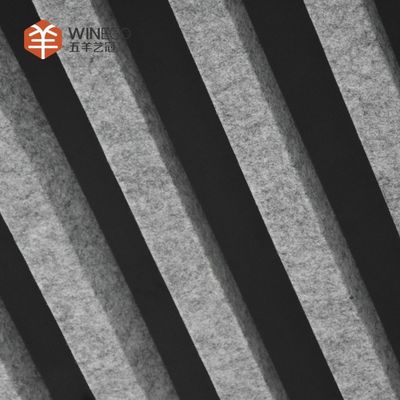 Eco-Friendly And Durable 3D Polyester Fiber Acoustic Panel For Home Ceiling