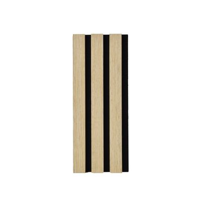 Veneer Banding Acoustic Wood Slat Panels 2400mm Wood Slat Wall Tiles Customized