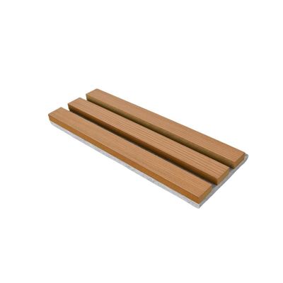 High NRC MDF Acoustic Wood Slat Panels , Office Slatted Wood Acoustic Panels