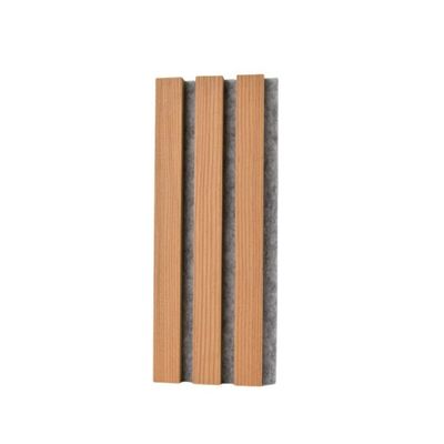 High NRC MDF Acoustic Wood Slat Panels , Office Slatted Wood Acoustic Panels