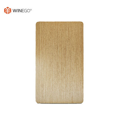 Oak Veneer Laminated MDF Wall Panels , Laminate Wall Planks 9mm-18mm Thick
