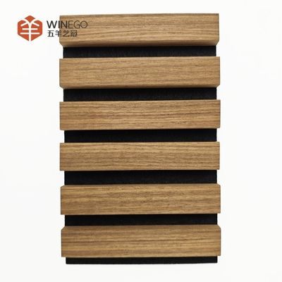 Luxurious Wood Slat Acoustic Panel Elegant And Efficient Sound Solution