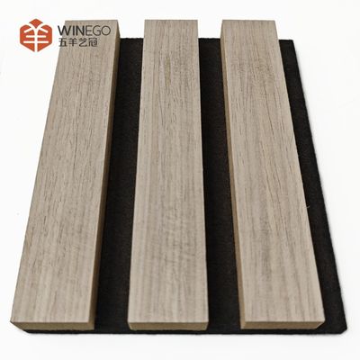 Customized Different Colors Wood Slat Acoustic Panel Meet Aesthetic Requirements