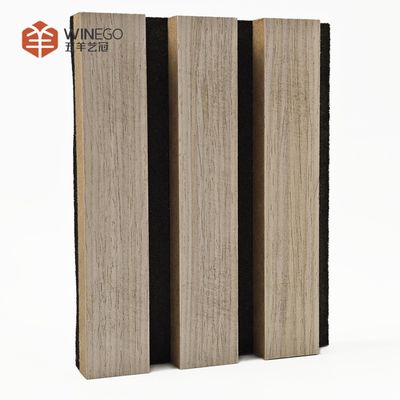 Customized Different Colors Wood Slat Acoustic Panel Meet Aesthetic Requirements