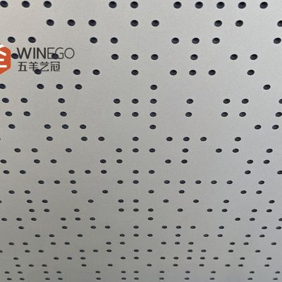 Design Aesthetics Aluminum Perforated Acoustic Panel For Shopping Mall