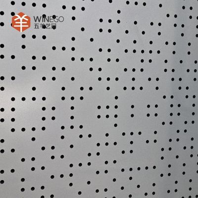 Conception Esthétique Panneau acoustique perforé en aluminium Pour le centre commercial