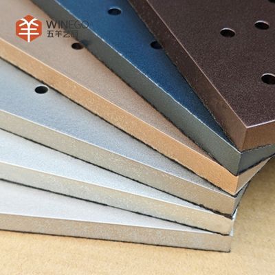 Eco-Friendly And High NRC Aluminum Perforated Acoustic Panel For Rooms