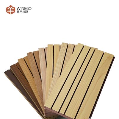 High NRC Grooved Acoustic Panel for Effective Sound Absorption in Theaters