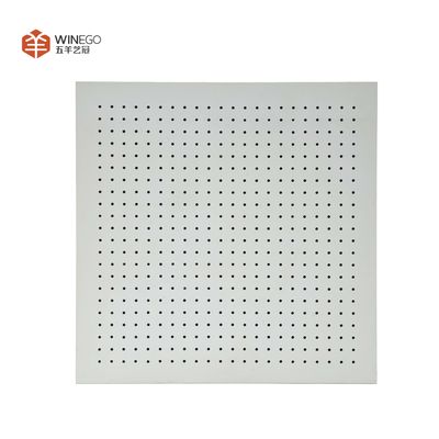 Sustainable MDF Perforated Acoustic Panel with High Sound Insulation Easy-to-Clean